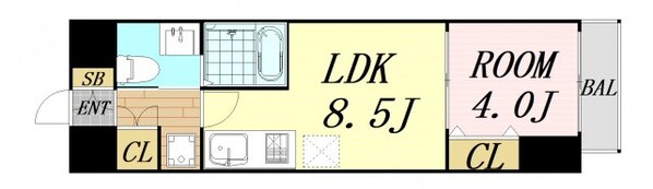 La CASA 新北野の物件間取画像